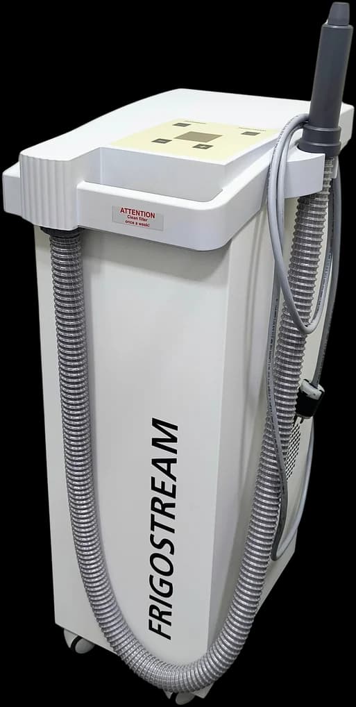 Frigostream localized cryotherapy device at Park and Padel Wellness Center