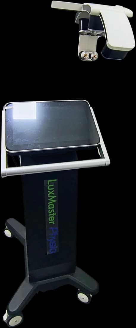 Therapeutic laser equipment at Park and Padel Wellness Center